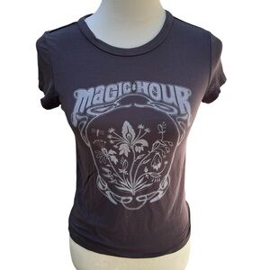 American Eagle Gray Magic Hour Short Sleeve Women’s XS Soft and Sexy Tee Shirt